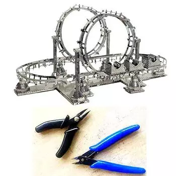 TOKIX 3D конструктор американские горки (с инструментами)