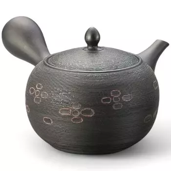 Tokoname High 400cc Tea Made in Japan J-kitchens Teapot, Ceramic, Ware, Modern, Quality, Stylish, (Obi-meshi Strainer/Large),
