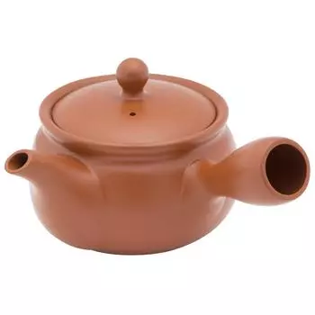 Tokoname ware Mamiya 20 plain deep steamed teapot 20 3-195 No. bag-shaped AM-T098 No. (360ml) коричневый
