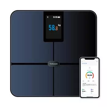 tokuyo SMART Weight Body Composition Meter Перезаряжаемый вес Весы для измерения состава тела Весы для измерения висцерального жира Bluetooth Healthcare Body Fat