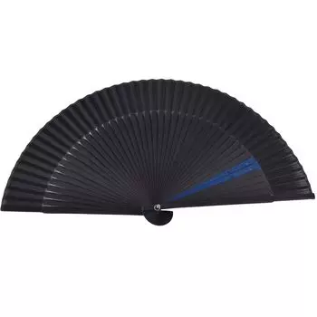 Tokyo Asakusa Takaku Cool Wind Fan Without Dice Sensu Black Black Blue Blue Japanese Style Fan SENSU-001-BL синий