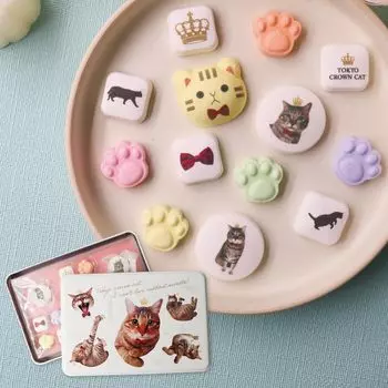 TOKYO CROWN CAT Кот из Tokyo Crown Кот из Torazu Ramune Рождественский подарок Сувенир из Tokyo Cat Gift Сладости Сувенирные сладости Ramune Cat Lover