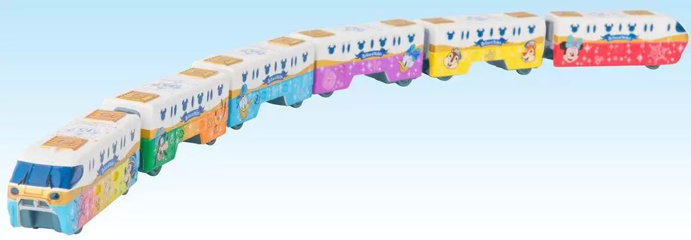 Tokyo DisneySea Limited 15th Anniversary Tomica Disney Resort Line All 6 Car Set Mickey Minnie Donald Daisy Chip Dale Goofy Pluto The Year of Wishes