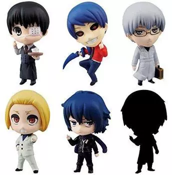 Tokyo Ghoul SD Фигурка Swing Коллекция Все 6 Типов Набор Aoshima Bunka Kyozai Gachapon Vol.2