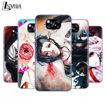 Tokyo Ghouls Fashion для Xiaomi Poco X3 NFC C3 F2 F1 M3 M2 X2 11 10T Note 10 8 Mi Play A2 5 Lite Pro Чехол для телефона Xiaomi 5