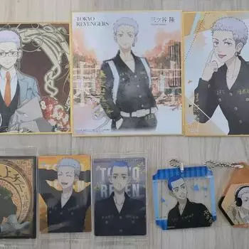 Tokyo Revengers Mitsuya & Hakkai цветная бумага, акриловый брелок