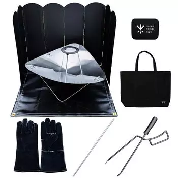 TOKYO TAKIBI TIME Набор для разведения костра с открытым огнем, костер, костер, дрова для раздувания огня. В комплекте с вместительной сумкой для хранения.