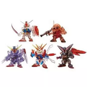 [Tokyo Venue Limited] Gashapon Warrior DASH Mobile Suit Gundam Exhibition Clear Color Ver. All 5 Types Set