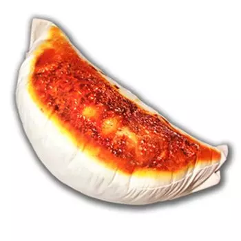 Только что испеченная большая мягкая игрушка-подушка для гёдза Manpuku Gyoza размером 73 см! приблизительно. (коричневый)