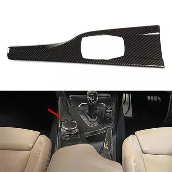 Только для автомобилей с правым рулем. Передняя центральная крышка мультимедийной панели из углеродного волокна, подходит для BMW F30 F34 F33 F36.