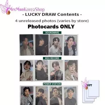 ТОЛЬКО фотокарточки с удачным розыгрышем BTS GOLDEN 1ST Lucky Draw