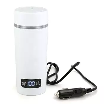 только но и термо MACOLAUDER Автомобильный электрический чайник режим 450 мл Электрическая кастрюля 304 нержавеющая сталь Сон в машине Сухое молоко Цветочный чай