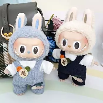 Только одежда 17 см подвеска слепая коробка макарон ткань лабубу холодный заполненный кукольный аксессуар кукла подарок чистая ручная работа ткань 3