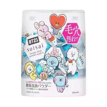 [Только онлайн] суисай (Суисай) Suisai Beauty Clear Powder Wash N BT21 ферментная очищающая пудра для лица, один предмет 0,4 г x 32 шт.