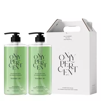 Только Percent Tea Tree 45 Шампунь + Подарочный набор шампуней 1000 мл, 1 набор
