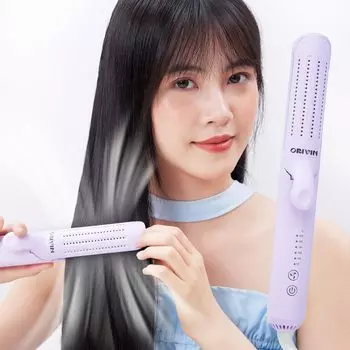 только пока есть в наличии Воздушный щипцы для завивки волос Утюжок для выпрямления волос Утюжок для волос с функцией холодного воздуха Million class отрицательная ионная эмиссия Изоляция Ожог