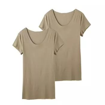 Только внутренние топы YV2613P НОВАЯ прозрачная бежевая футболка M [Gunze] in.T мужская