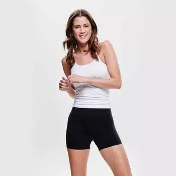 ТОЛЬКО женские черные байкерские шорты с завышенной талией L/XL чёрный