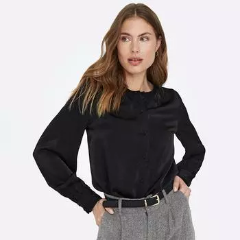 ТОЛЬКО женские рубашки с длинными рукавами S чёрный