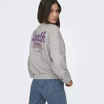 ТОЛЬКО женский свитшот с принтом S чёрный