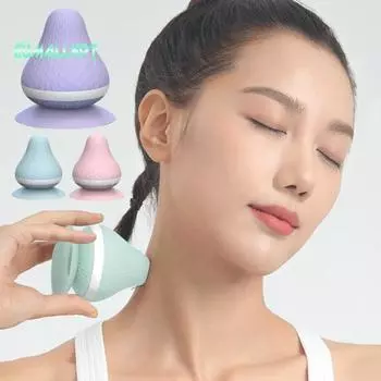 Толкатель триггерной точки с присоской - компактный размер, облегчение мышечной боли, силиконовый массажный шарик для фасции для мужчин и женщин зелёный