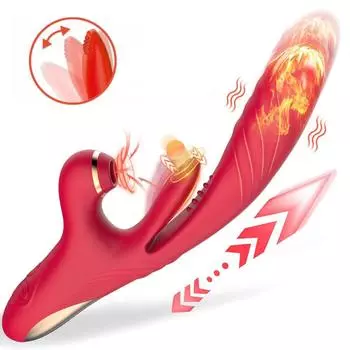 Толкающий вибратор-дилдо 3 Толкающие вибрирующие 10 Пульсирующие 7 Сосущих вибраторов с игрушками для взрослых, вибратор для точки G и клитора