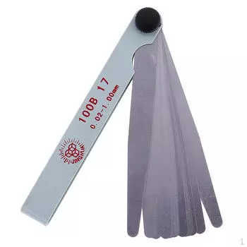 Толщина зазора до 1 мм Метрическая 17 Лезвие Щуп 100 мм и 150 мм Пика