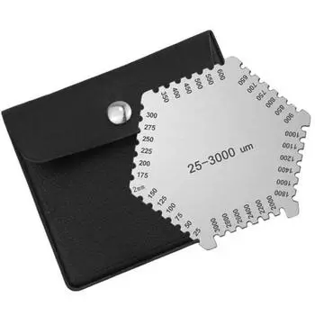 Толщиномер 581C шестигранный мокрый гребень 25-3000um измерение толщины Pack of 1