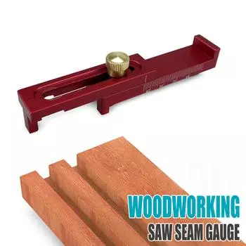 Толщиномер, необходимый инструмент для деревообработки, измерительная линейка из алюминиевого сплава, щуп с четкой шкалой для плотников