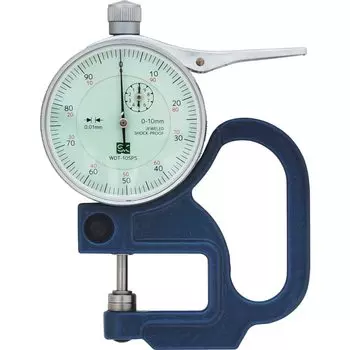 Толщиномер Niigata Seiki SK с циферблатом, деление 0-10 мм 0,01 мм WDT-10SPS