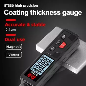 Толщиномер покрытия R&D ET330, высокоточный толщиномер цинкового покрытия для автомобильной лакокрасочной поверхности, 1 комплект