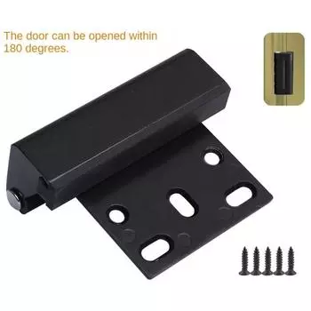 Толстая дверная пряжка, антиблокировочная, защитная дверная защелка, новая противоугонная пряжка для двери чёрный