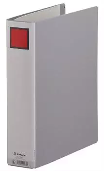 Толстая папка King Jim King File G 500 листов для хранения A4 вертикальная серая 975GX-GY