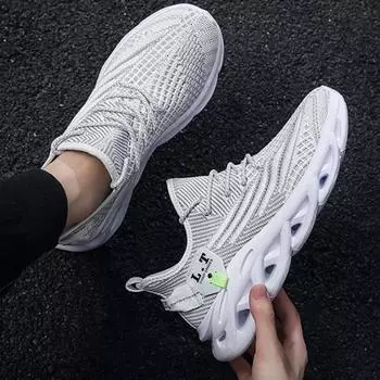 Толстая платформа спортивная мужская обувь тренд 2024 мужские повседневные кроссовки легкие дешевые корейский стиль без кожа доставка бег спортзал 39