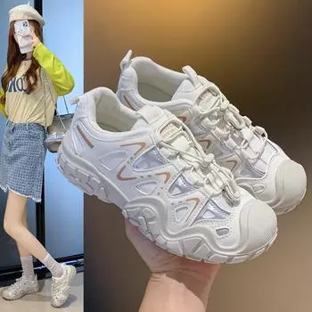 Толстая подошва дышащая спортивная обувь для сноуборда женская обувь летняя сверхлегкая высококачественная обувь для походов на открытом воздухе обувь для папы Tide 35