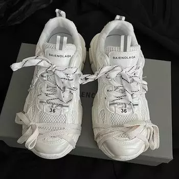 Толстая подошва Off White Shoes Elevated Increase Breathable Running White Sneakers Women Simple All-match Women Shoes Autumntime 35 белый