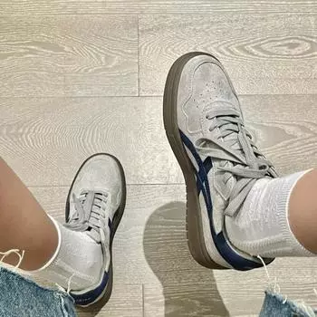 Толстая подошва ретро немецких кроссовок женские ins tide весна 2025 новые мягкие подошвы для спорта и отдыха Forrest Gump универсальные кроссовки 35 чёрный