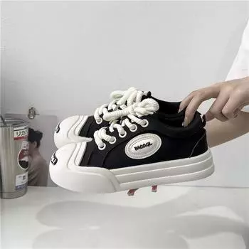 Толстая подошва с круглым носком, симпатичные декоративные кроссовки для бега с дышащей сеткой, удобные универсальные повседневные спортивные кроссовки 38