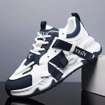 Толстая подошва спортивная обувь мужская трендовая весенняя горячая распродажа мужская повседневная модная платформа удобные кроссовки для бега на открытом воздухе 39 зелёный