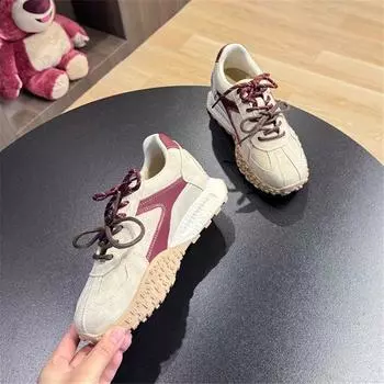 Толстая подошва, увеличивающая внутреннюю высоту, немецкие кроссовки, женская, весна 2025, новые кроссовки для пап, повседневные, спортивные, ретро, подходящие по цвету, кроссовки Forrest Gump 34 жёлтый