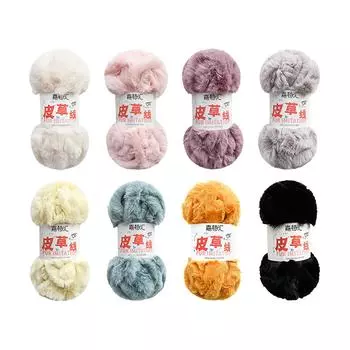 Толстая пряжа DIY Supplies Проект Вязание Пряжа для вязания крючком Одеяла Вязание светло-желтого