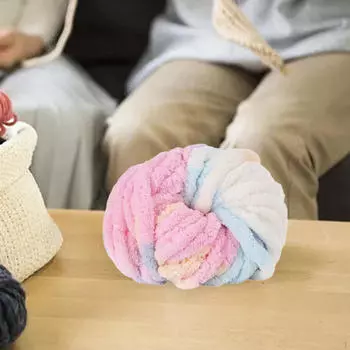 Толстая пряжа для вязания крючком, товары для рукоделия, декор, моющееся мягкое одеяло ручной работы для шарфа Style A