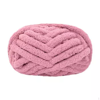 Толстая шерстяная пряжа Jumbo Hand Knit Hand Crochet Weight Bulky для Craft Hats Orange Yellow Brown