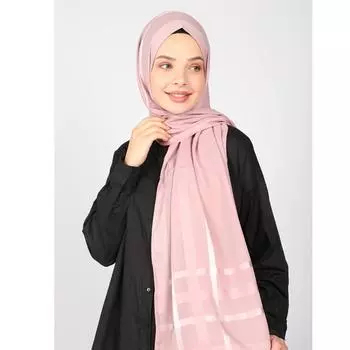 Толстая шифоновая шаль в тонкую полоску Miray Rose