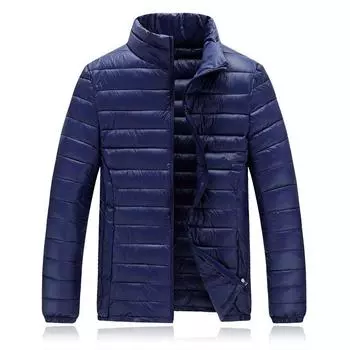 Толстая теплая зимняя мужская хлопковая куртка, повседневная приталенная парка, пальто M