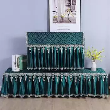 Толстая вытяжка для телевизора, красивая и пыленепроницаемая. Не снимает крышку телевизора при включении. Минималистичный современный стиль со стеганой окантовкой. 85 x Height 55cm