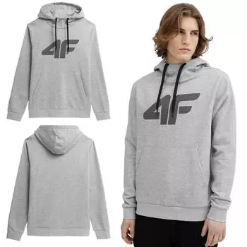 Толстовка 4F 4FSS23TSWSM353 Ярко-серая M353 XXl