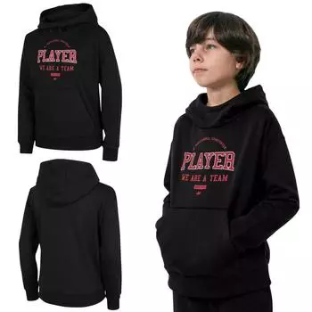 Толстовка 4F HJZ22 JBLM006 для мальчиков глубокого черного цвета 128 чёрный