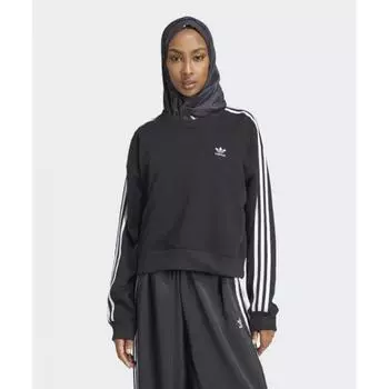 Толстовка ADIDAS 3 S с круглым вырезом, черная IR5222 XS