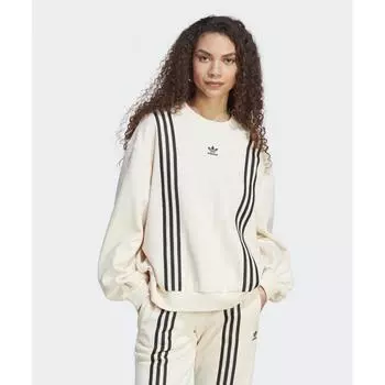 Толстовка ADIDAS 70s 3S — кремовая IK7867